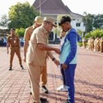 Wabup Karawang Lepas 47 Atlet SSB Kancil Mas Berlaga di Tiga Kompetisi Internasional