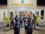 Polsek Cabangbungin Serahkan Dua Motor Hasil Operasi Kejahatan Jalanan kepada Pemilik Asli