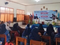 Suasana Haru Warnai Perpisahan Kepala Sekolah SMAN 1 Cabangbungin