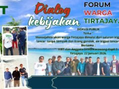 Irigasi Dipenuhi Sampah dan Eceng Gondok, Forum Warga Tirtajaya Undang DPRD Karawang Bahas Solusi Permanen