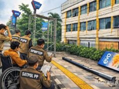 Jalur Disabilitas Ditutup Reklame, Viral di Media Sosial Baru Ditertibkan Pemkab