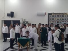 Karawang Cetak Sejarah Pilkades Elektronik, 9 Kepala Desa Resmi Dilantik Bupati Aep