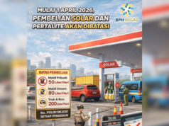 BPH Migas Batasi Pembelian Solar dan Pertalite Mulai 1 April 2026, Ini Rinciannya