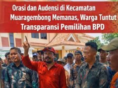 Orasi dan Audensi di Kecamatan Muaragembong Memanas, Warga Tuntut Transparansi Pemilihan BPD