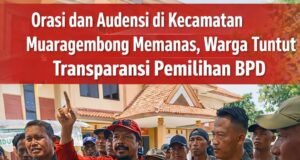 Orasi dan Audensi di Kecamatan Muaragembong Memanas, Warga Tuntut Transparansi Pemilihan BPD