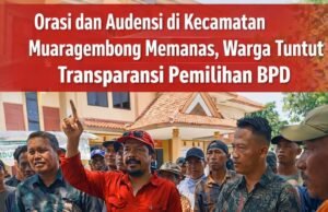 Orasi dan Audensi di Kecamatan Muaragembong Memanas, Warga Tuntut Transparansi Pemilihan BPD