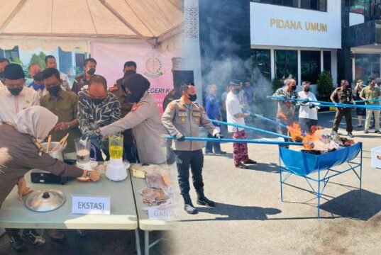Bekasi Bersih? 98 Perkara Narkotika Dimusnahkan, Perang Tanpa Kompromi Digaungkan