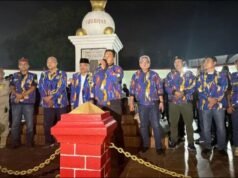 Peringati HUT ke-19, LSM Laskar NKRI Laksanakan Napak Tilas di Tugu Proklamasi hingga Rawagede