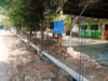 Pengawasan Amburadul, Proyek Pagar SMPN 1 Muaragembong Diduga Abaikan Spesifikasi