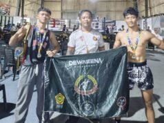 Dua Atlet Karawang Binaan Dewasena Management Bersinar di Malaysia, Dicky Menang KO Ronde Pertama