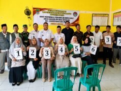 Penetapan dan Pengambilan Nomor Urut Calon Anggota BPD Desa Setiajaya Digelar