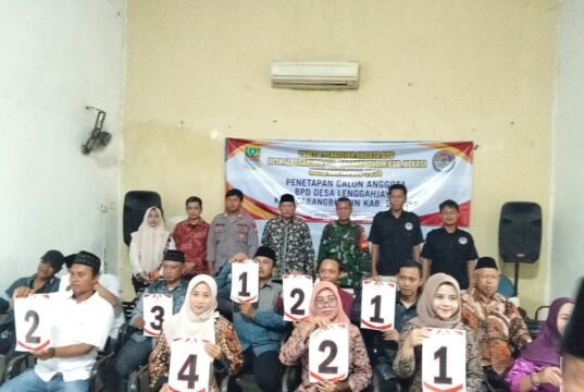 Pemerintah Desa Lenggahjaya Gelar Penetapan Nomor Urut Calon Anggota BPD