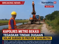 Kapolres Metro Bekasi Tegaskan Tindak Dugaan Solar Subsidi di Proyek SS Kalibutek