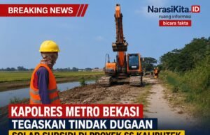 Kapolres Metro Bekasi Tegaskan Tindak Dugaan Solar Subsidi di Proyek SS Kalibutek