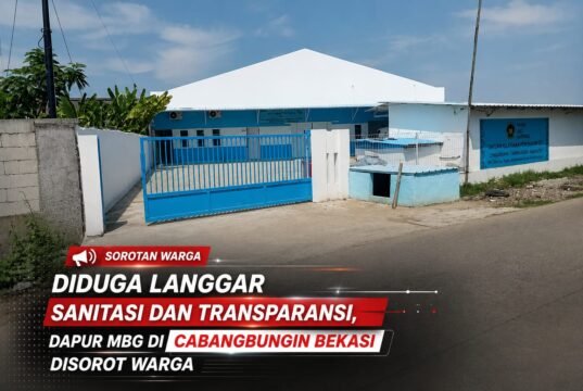 Diduga Langgar Sanitasi dan Transparansi, Dapur MBG di Cabangbungin Bekasi Disorot Warga