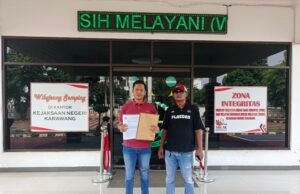 Dugaan Penjualan Aset Bongkaran Sekolah, FPJB Resmi Laporkan Kepala SMPN 2 Jayakerta ke Kejari Karawang