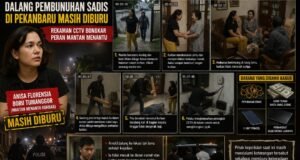 Dalang Pembunuhan Sadis di Pekanbaru Masih Diburu, Rekaman CCTV Bongkar Peran Mantan Menantu