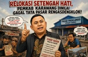 “Relokasi Setengah Hati”, Praktisi Hukum Sebut Pemkab Karawang Dinilai Gagal Tata Pasar Rengasdengklok