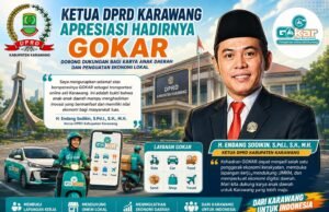Ketua DPRD Karawang Dukung GOKAR Jadi Penggerak Ekonomi Digital Daerah, Buka Peluang Kerja dan Perkuat UMKM Lokal