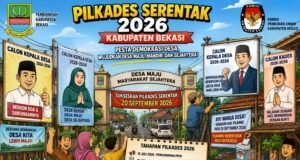 Jelang Pilkades Serentak 2026, Baliho Bakal Calon Mulai Ramai Hiasi Sejumlah Desa di Kabupaten Bekasi