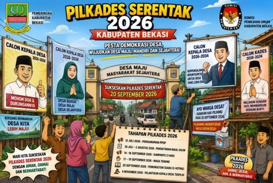 Jelang Pilkades Serentak 2026, Baliho Bakal Calon Mulai Ramai Hiasi Sejumlah Desa di Kabupaten Bekasi