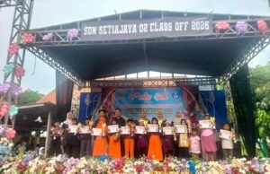 Luluskan 34 Siswa Kelas VI, Lepas Sambut SDN Setiajaya 02 Bekasi Berlangsung Meriah