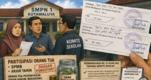 Kuitansi “Partisipasi Orang Tua” Beredar, Dugaan Pungutan di SMPN 1 Kutawaluya Mencuat