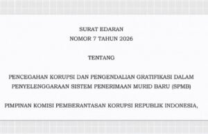 KPK Tegaskan SPMB Harus Bersih dari Pungli, Titipan, dan Gratifikasi: Pelanggar Terancam Pidana Korupsi