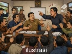 Diwarnai Ancaman Chaos, Camat Rengasdengklok Walk Out dari Rapat Penetapan Kuota Pemilih BPD Desa Amansari Demi Jaga Kondusifitas