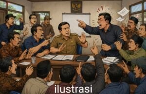 Diwarnai Ancaman Chaos, Camat Rengasdengklok Walk Out dari Rapat Penetapan Kuota Pemilih BPD Desa Amansari Demi Jaga Kondusifitas