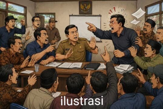 Diwarnai Ancaman Chaos, Camat Rengasdengklok Walk Out dari Rapat Penetapan Kuota Pemilih BPD Desa Amansari Demi Jaga Kondusifitas