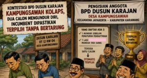 Kontestasi BPD Dusun Karajan Kampungsawah Kolaps, Dua Calon Mengundurkan Diri, Incumbent Dipastikan Terpilih Tanpa Bertarung