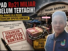 Disperindagkopukm Ungkap PAD Rp21 Miliar Belum Tertagih, Tiga Pengelola Pasar Terancam Diputus Kontrak