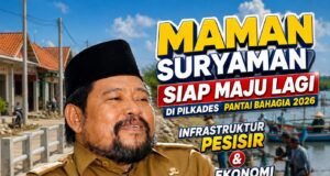 Maman Suryaman Siap Maju Lagi di Pilkades Pantai Bahagia 2026, Infrastruktur Pesisir dan Ekonomi Nelayan Jadi Prioritas