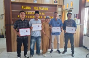 Empat Warga dari Empat Dusun Resmi Daftar Calon BPD Rengasdengklok Selatan, Kompak Dukung Pemilihan Langsung