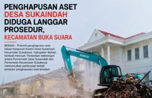 Penghapusan Aset Desa Sukaindah Diduga Langgar Prosedur, Kecamatan Buka Suara