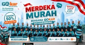 Diskon 50 Persen Selama Agustus, GOKAR Hadirkan Promo “MerdekaMurah” untuk Warga Karawang