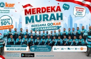 Diskon 50 Persen Selama Agustus, GOKAR Hadirkan Promo “MerdekaMurah” untuk Warga Karawang