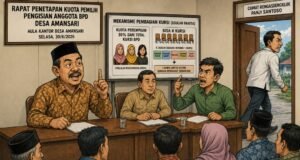 Anggota BPD Amansari Jelaskan Duduk Perkara Rapat yang Memanas, Melainkan Dasar Hukum Pembagian Kursi
