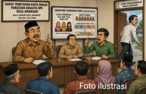 Anggota BPD Amansari Jelaskan Duduk Perkara Rapat yang Memanas, Melainkan Dasar Hukum Pembagian Kursi