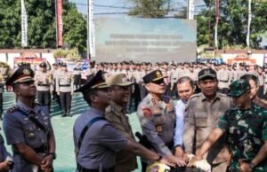 Wakil Bupati H. Maslani Hadiri Pengukuhan Polresta Karawang, Tegaskan Sinergi Pemda dan Polri