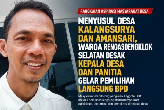 Menyusul Desa Kalangsurya dan Amansari, Warga Rengasdengklok Selatan Desak Kepala Desa dan Panitia Gelar Pemilihan Langsung BPD