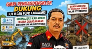 GMPI Rengasdengklok Dukung PJT II dan PUPR Karawang, Normalisasi Kali Apoor Segera Dilaksanakan Bangunan Liar Wajib Ditertibkan