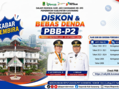 Sambut HUT Karawang ke-393, Pemkab Beri Diskon PBB-P2 hingga 80 Persen