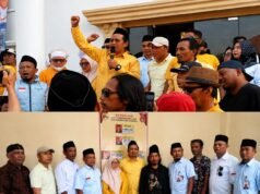 Pendaftaran Warta Wijaya Diserbu Ribuan Pendukung, Yel-yel “Salam Perubahan” Menggetarkan Sukaindah