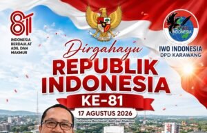 HUT RI ke-81, IWO Indonesia DPD Karawang Tegaskan Kemerdekaan Harus Dirasakan Rakyat