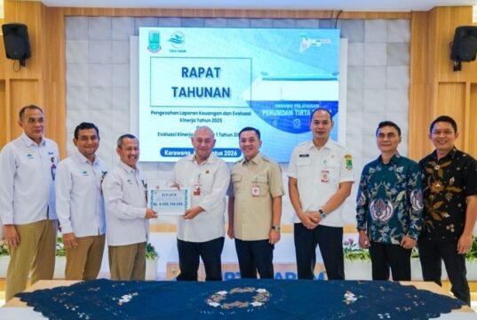 Bupati Aep Apresiasi Kinerja Perumdam Tirta Tarum, Dividen 2025 Naik Jadi Rp9,49 Miliar