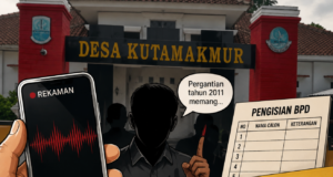 Pengisian BPD Kutamakmur Diwarnai Beredarnya Rekaman Pengakuan Calon Anggota Soal Pergantian Tahun 2011