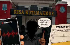 Pengisian BPD Kutamakmur Diwarnai Beredarnya Rekaman Pengakuan Calon Anggota Soal Pergantian Tahun 2011