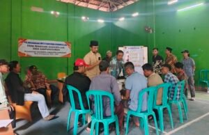 Musyawarah Pengisian Anggota BPD Melalui Perwakilan Tokoh di Desa Kampungsawah Rampung